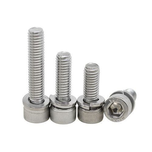 DIN912內六角圓柱頭帶彈墊組合螺釘